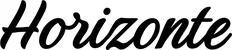 Produktbeispiel Schriftzug - Horizonte