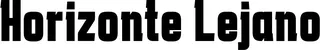 Produktbeispiel Schriftzug - Horizonte Lejano