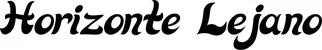 Produktbeispiel Schriftzug - Horizonte Lejano
