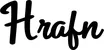 Produktbeispiel Schriftzug - Hrafn