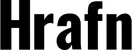 Produktbeispiel Schriftzug - Hrafn