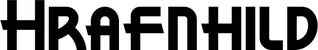 Produktbeispiel Schriftzug - Hrafnhild