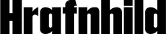 Produktbeispiel Schriftzug - Hrafnhild