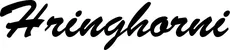 Produktbeispiel Schriftzug - Hringhorni