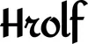Produktbeispiel Schriftzug - Hrolf