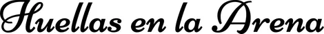 Produktbeispiel Schriftzug - Huellas en la Arena