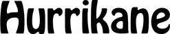 Produktbeispiel Schriftzug - Hurrikane
