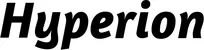 Produktbeispiel Schriftzug - Hyperion