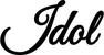 Produktbeispiel Schriftzug - Idol