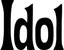 Produktbeispiel Schriftzug - Idol