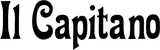 Produktbeispiel Schriftzug - Il Capitano