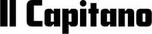 Produktbeispiel Schriftzug - Il Capitano