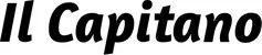 Produktbeispiel Schriftzug - Il Capitano