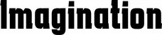 Produktbeispiel Schriftzug - Imagination