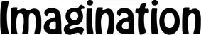 Produktbeispiel Schriftzug - Imagination