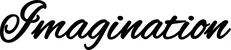 Produktbeispiel Schriftzug - Imagination