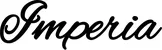 Produktbeispiel Schriftzug - Imperia