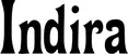 Produktbeispiel Schriftzug - Indira