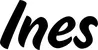 Produktbeispiel Schriftzug - Ines