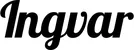 Produktbeispiel Schriftzug - Ingvar