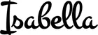 Produktbeispiel Schriftzug - Isabella