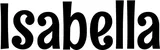 Produktbeispiel Schriftzug - Isabella