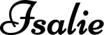 Produktbeispiel Schriftzug - Isalie