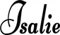 Produktbeispiel Schriftzug - Isalie
