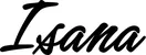 Produktbeispiel Schriftzug - Isana