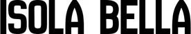 Produktbeispiel Schriftzug - Isola Bella