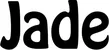 Produktbeispiel Schriftzug - Jade