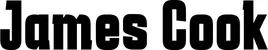 Produktbeispiel Schriftzug - James Cook