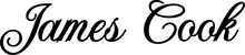 Produktbeispiel Schriftzug - James Cook