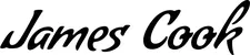 Produktbeispiel Schriftzug - James Cook