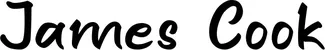 Produktbeispiel Schriftzug - James Cook