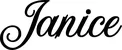 Produktbeispiel Schriftzug - Janice