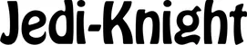 Produktbeispiel Schriftzug - Jedi-Knight