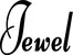 Produktbeispiel Schriftzug - Jewel