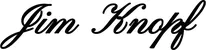 Produktbeispiel Schriftzug - Jim Knopf