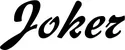 Produktbeispiel Schriftzug - Joker