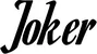 Produktbeispiel Schriftzug - Joker