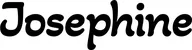 Produktbeispiel Schriftzug - Josephine