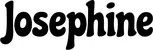 Produktbeispiel Schriftzug - Josephine