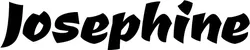 Produktbeispiel Schriftzug - Josephine