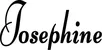 Produktbeispiel Schriftzug - Josephine