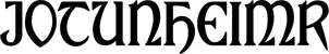 Produktbeispiel Schriftzug - Jotunheimr