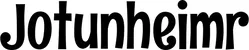 Produktbeispiel Schriftzug - Jotunheimr