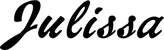 Produktbeispiel Schriftzug - Julissa