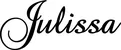 Produktbeispiel Schriftzug - Julissa