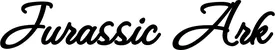 Produktbeispiel Schriftzug - Jurassic Ark